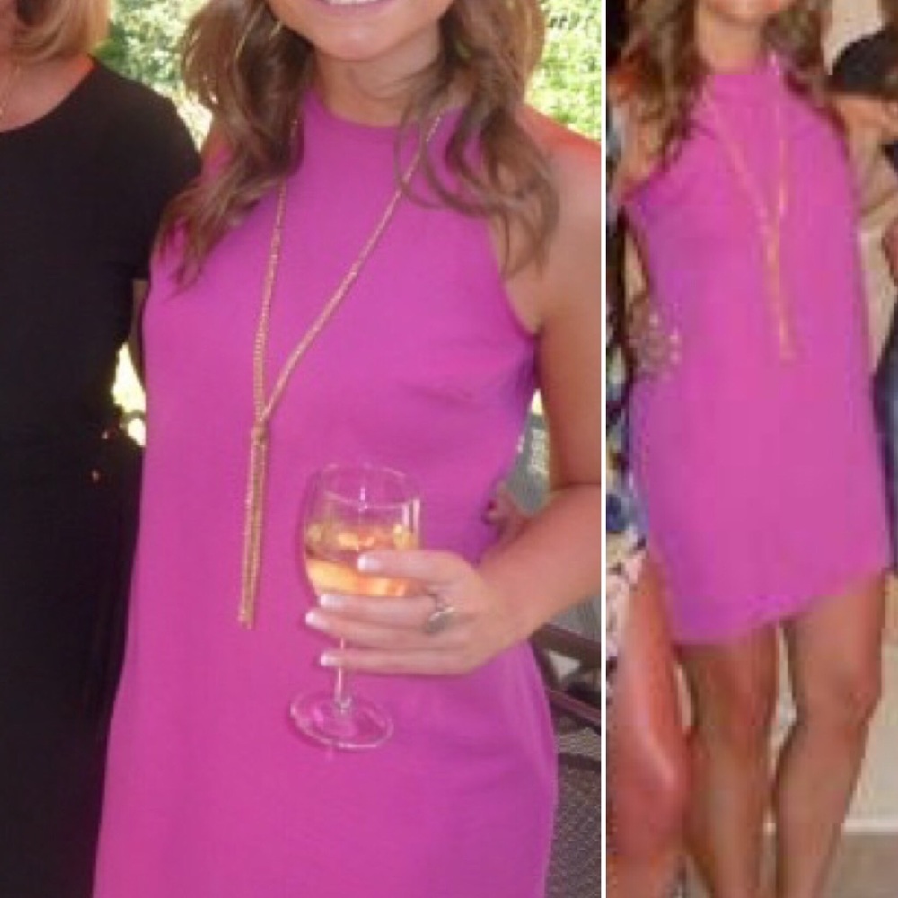 Pink/Magenta Banana Republic Cocktail Dress 2P